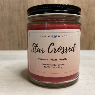 Star Crossed Hand Poured Candle - Apple, Moss, & Amber Scent